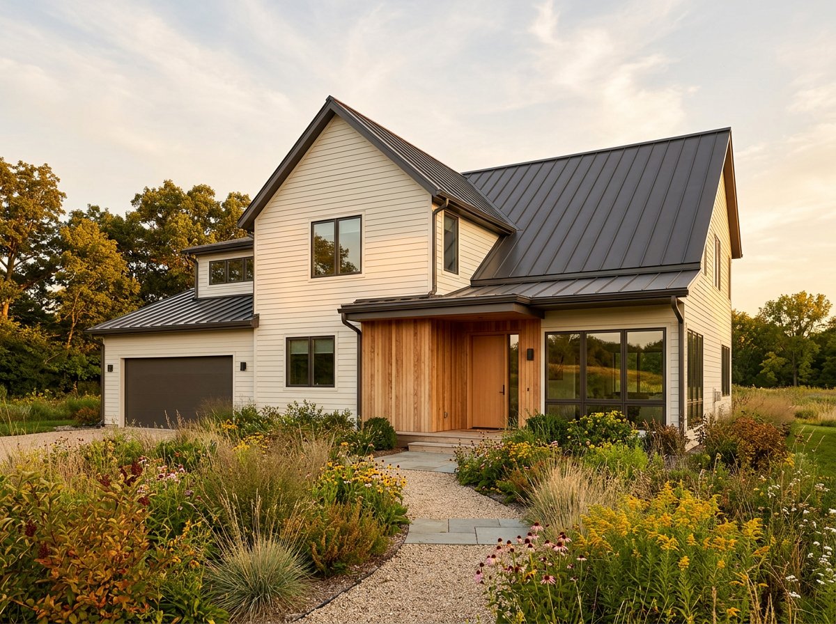 Concept rendering of a coordinated roof, siding, and gutter upgrade